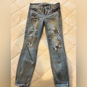 American Eagle Size 4, Acid Washed Jeans